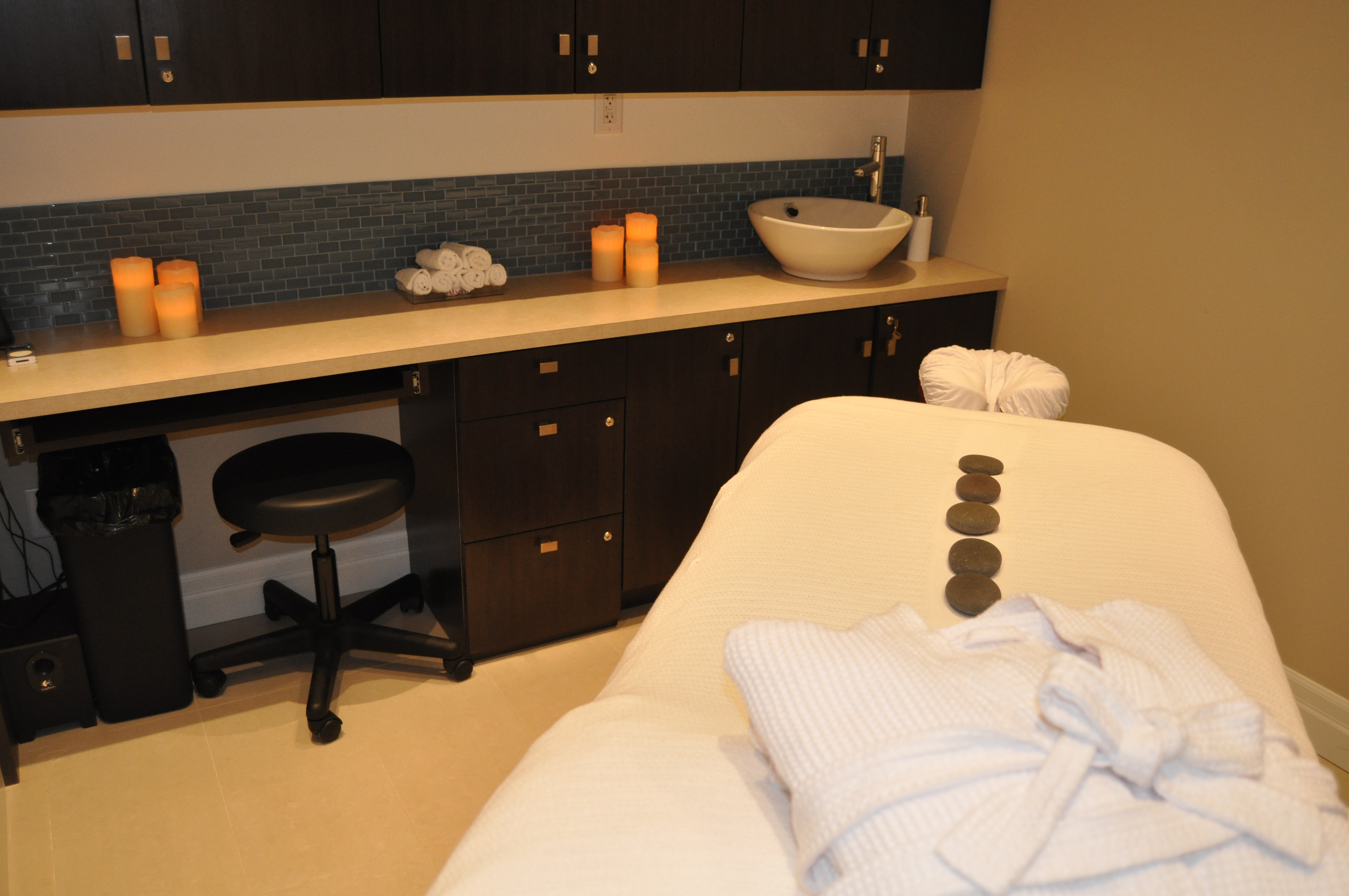 Facials and Chemical Peel Treatment Room At DermaSpa Ajax Pickering