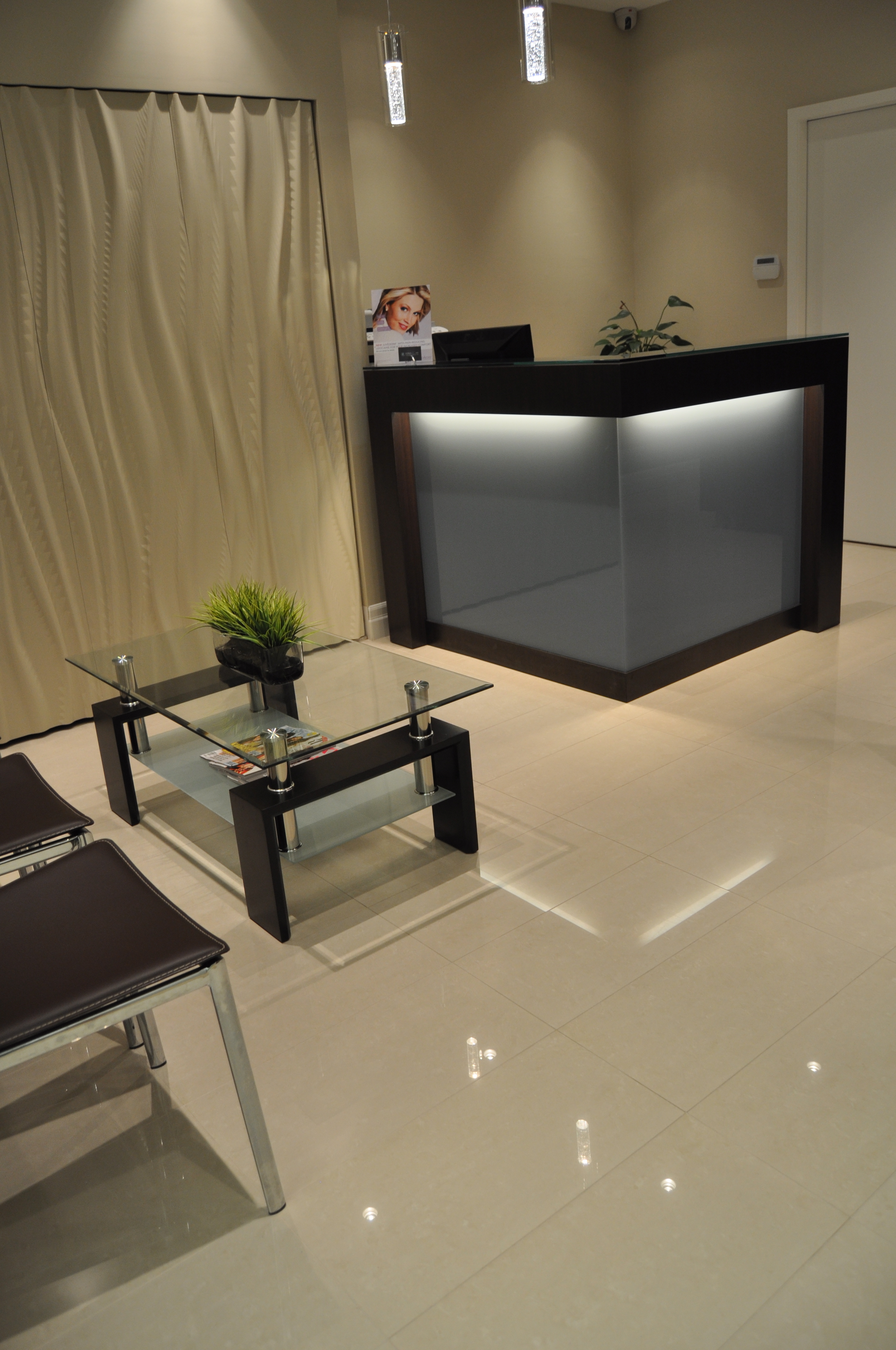 Award winning Medical Spa Pickering Reception Area